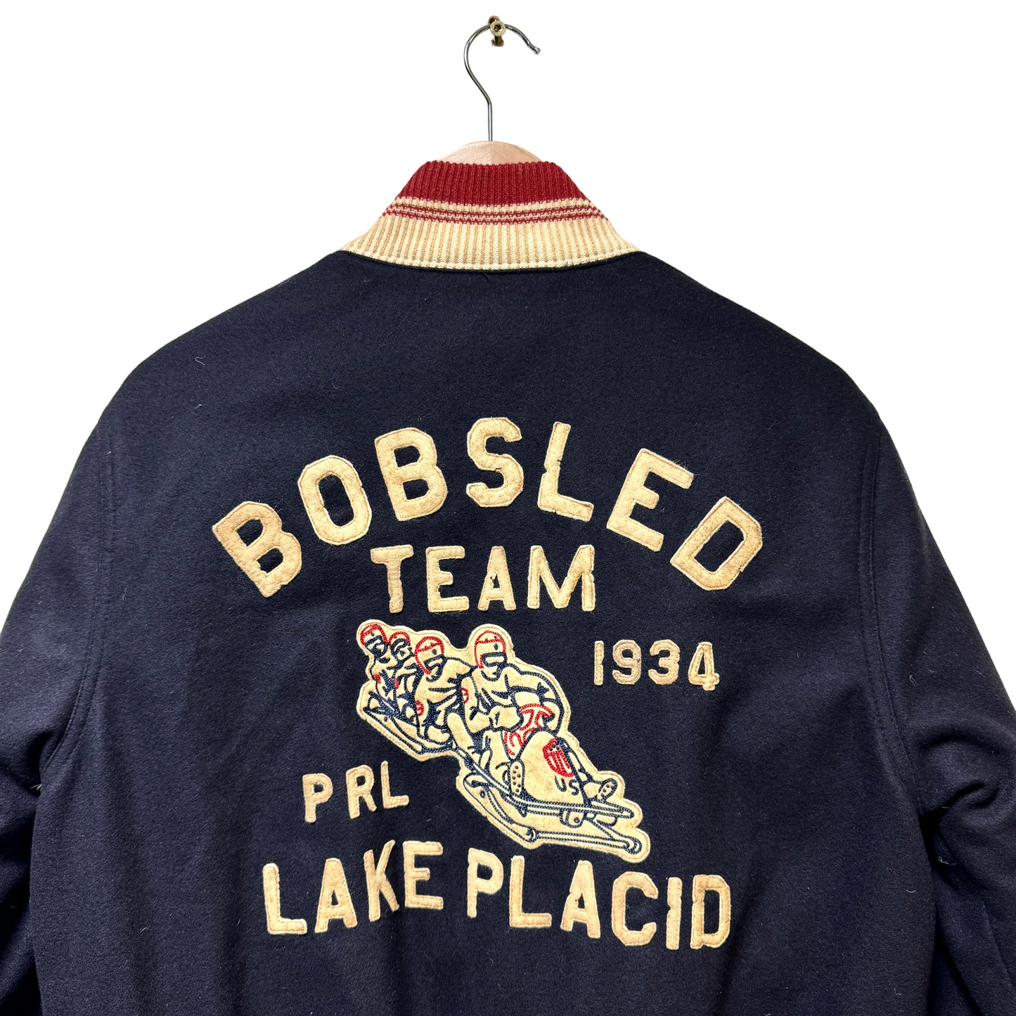 Early 90s Polo Ralph Lauren Bobsled Team Lack Placid Jacket - M/L