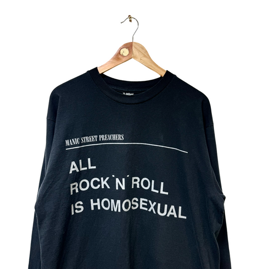 Early 90s Manic Street Preachers Rock N Roll Tee - XL