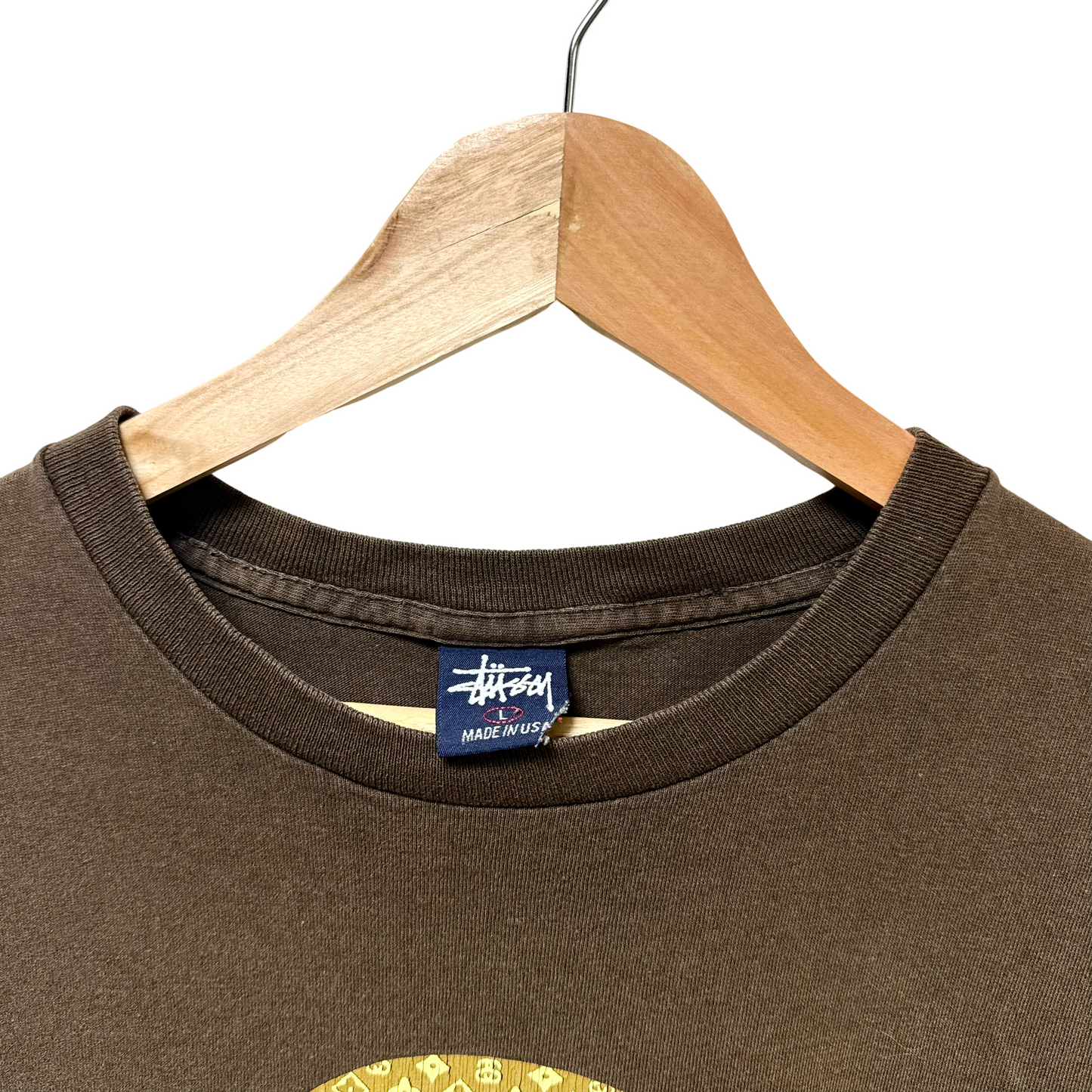 Late 90s Stussy LV Headphones Logo Tee - L