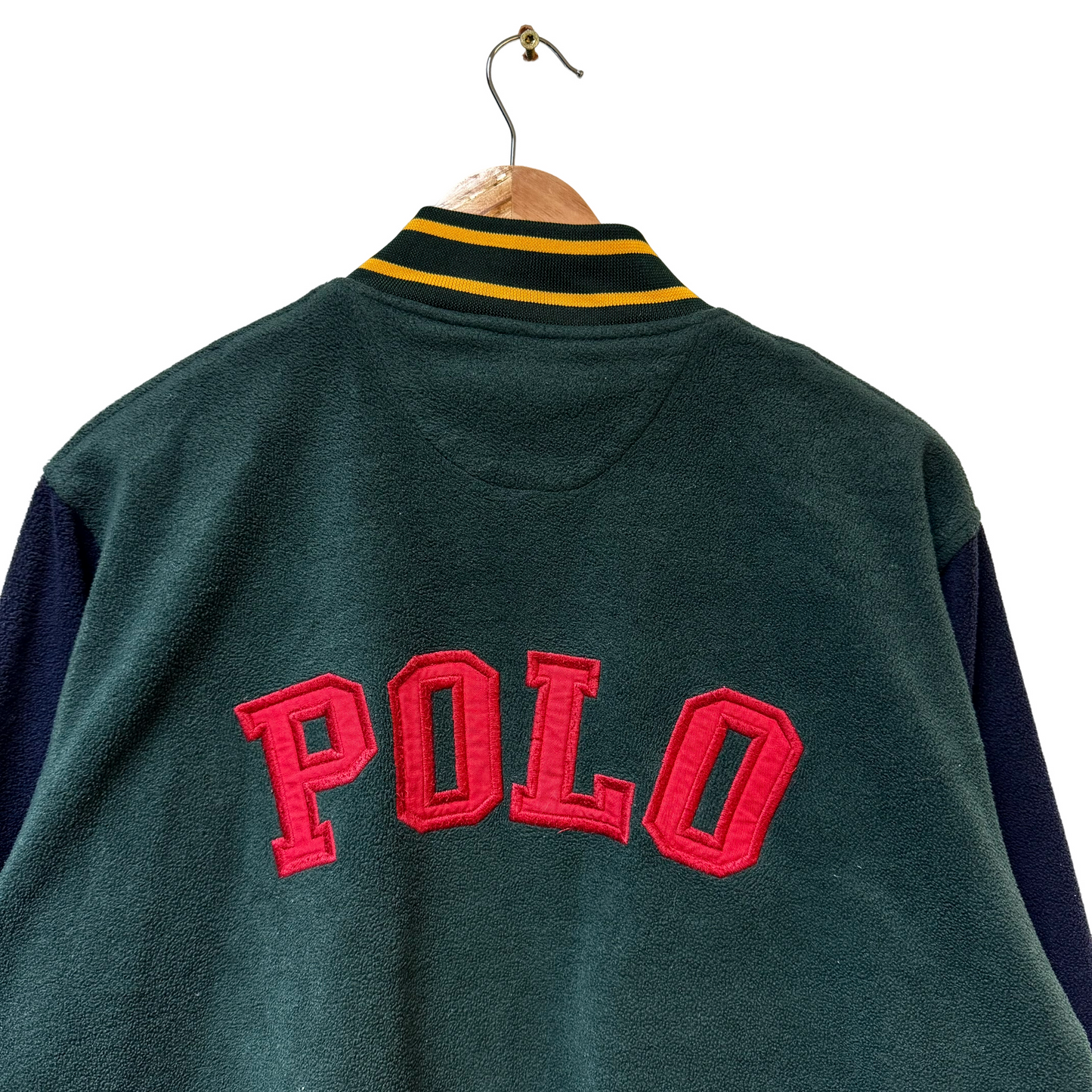 Late 90s Polo Sport Ralph Lauren Logo Fleece Jacket - M/L