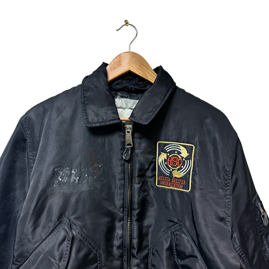 Early 90s Helter Skelter Organisation MA-1 Bomber Jacket - M