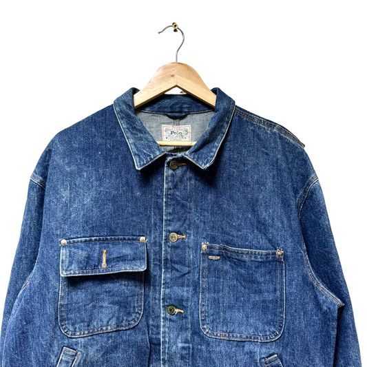 Early 2000s Polo Ralph Lauren Dual Pocket Denim Jacket - L