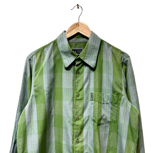 Early 2000s Armani Jeans Striped Shirt - XL