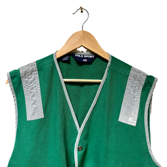 Late 90s Polo Sport Ralph Lauren Utility Vest Jacket - L