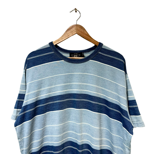 Double RL Ralph Lauren Striped Tee - XL