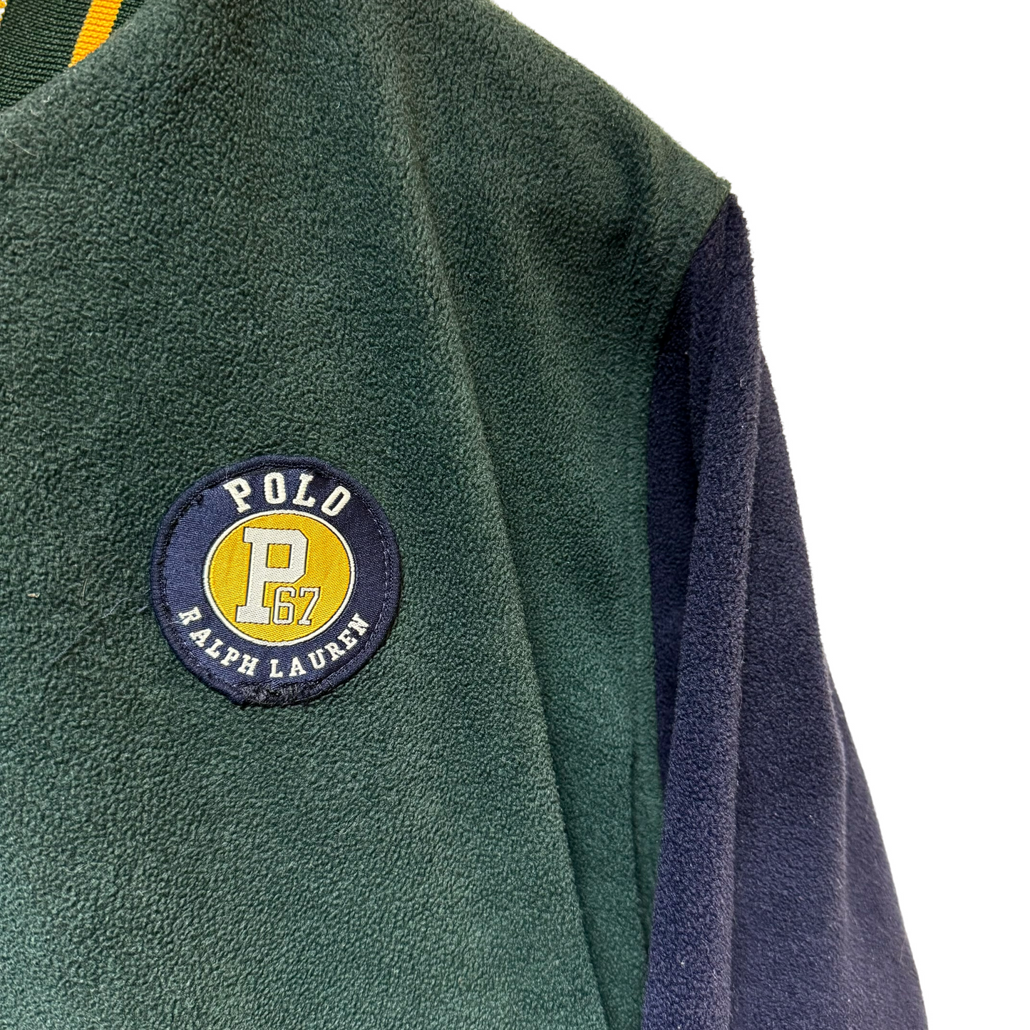 Late 90s Polo Sport Ralph Lauren Logo Fleece Jacket - M/L