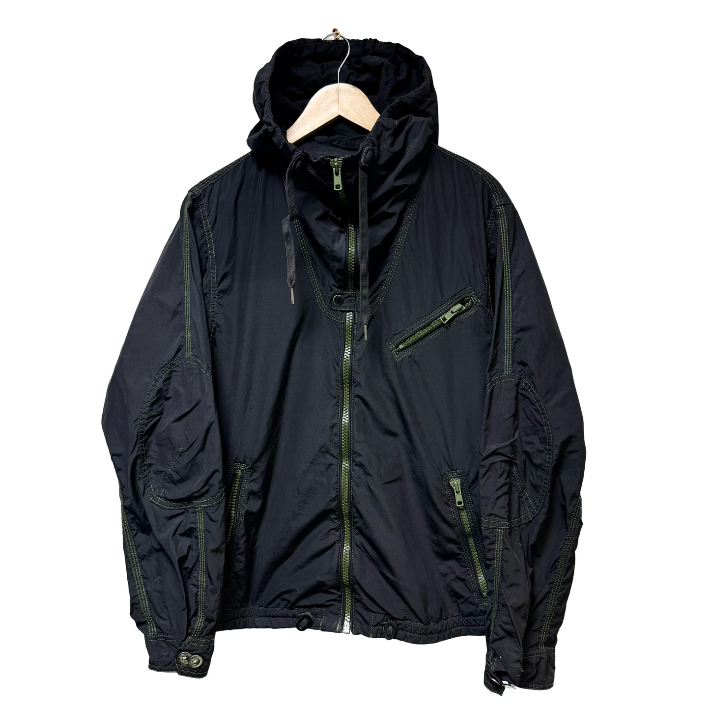 Early 2000s Diesel Three Pocket Full Zip Technical Jacket - M/L