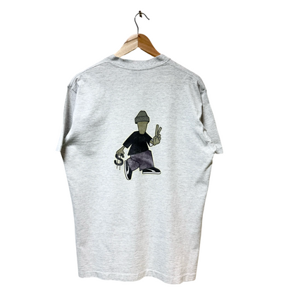 Early 90s Stussy Peace And Prosperity Tee - L