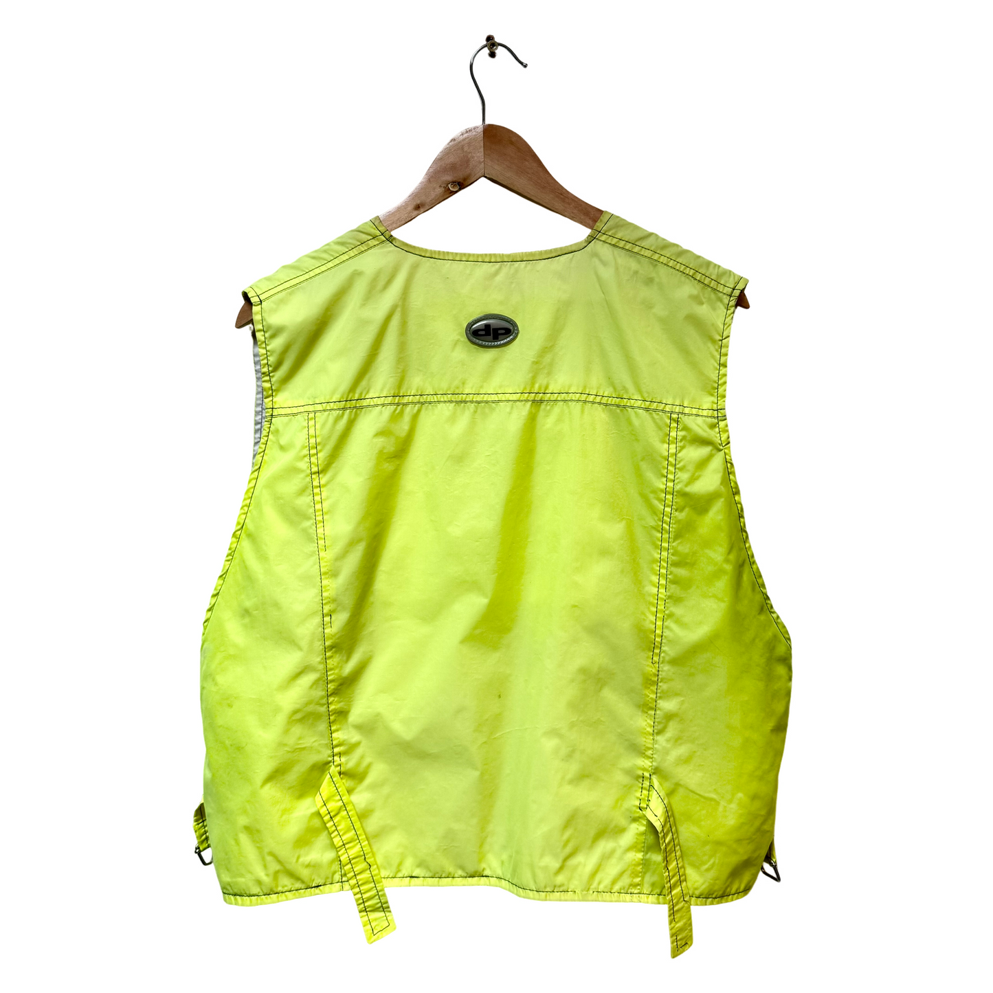 Early 90s Daniel Pool Reflective 3M Vest Logo Jacket - L