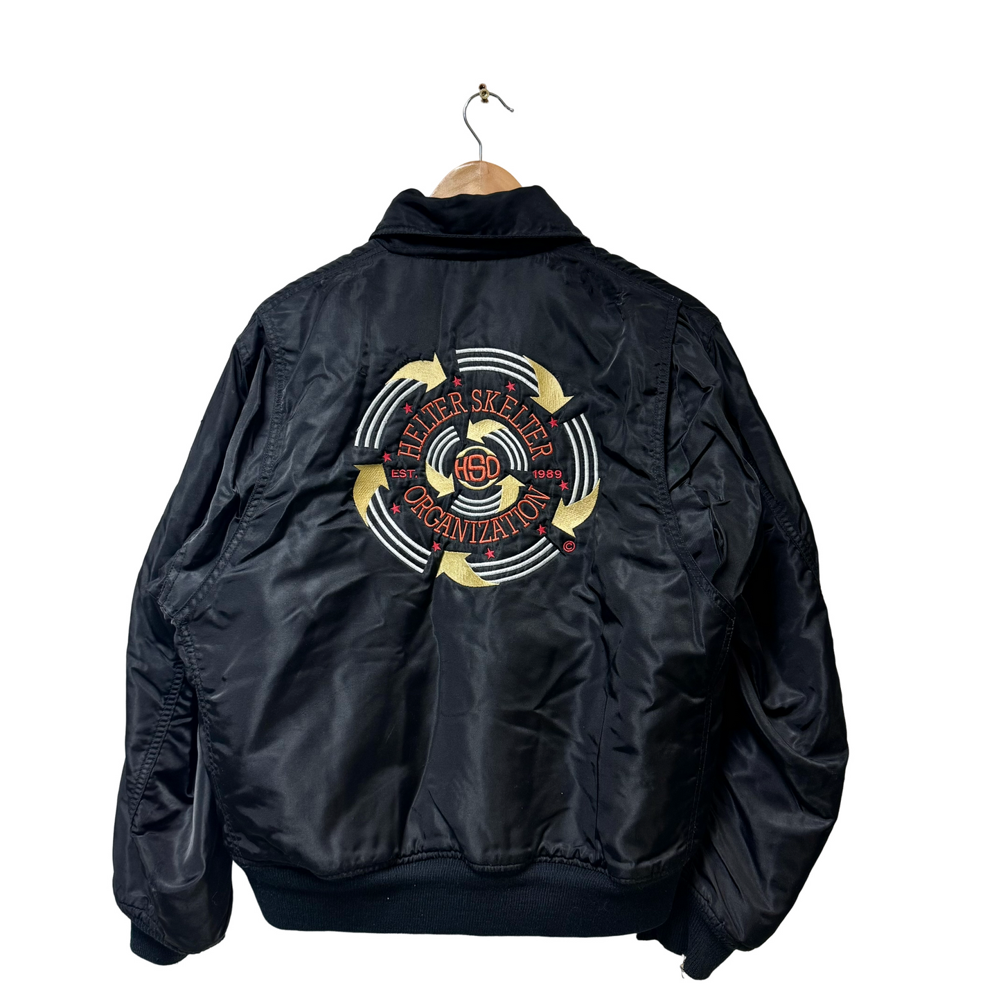 Early 90s Helter Skelter Organisation MA-1 Bomber Jacket - M