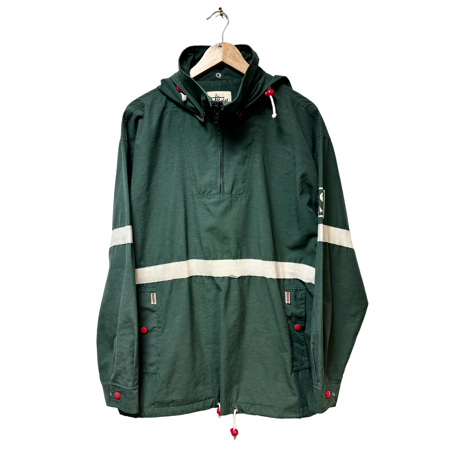 Early 90s Stussy Pullover Anorak Jacket - L/XL