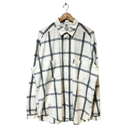 Late 90s Armani Jeans Check Line Shirt - XXL