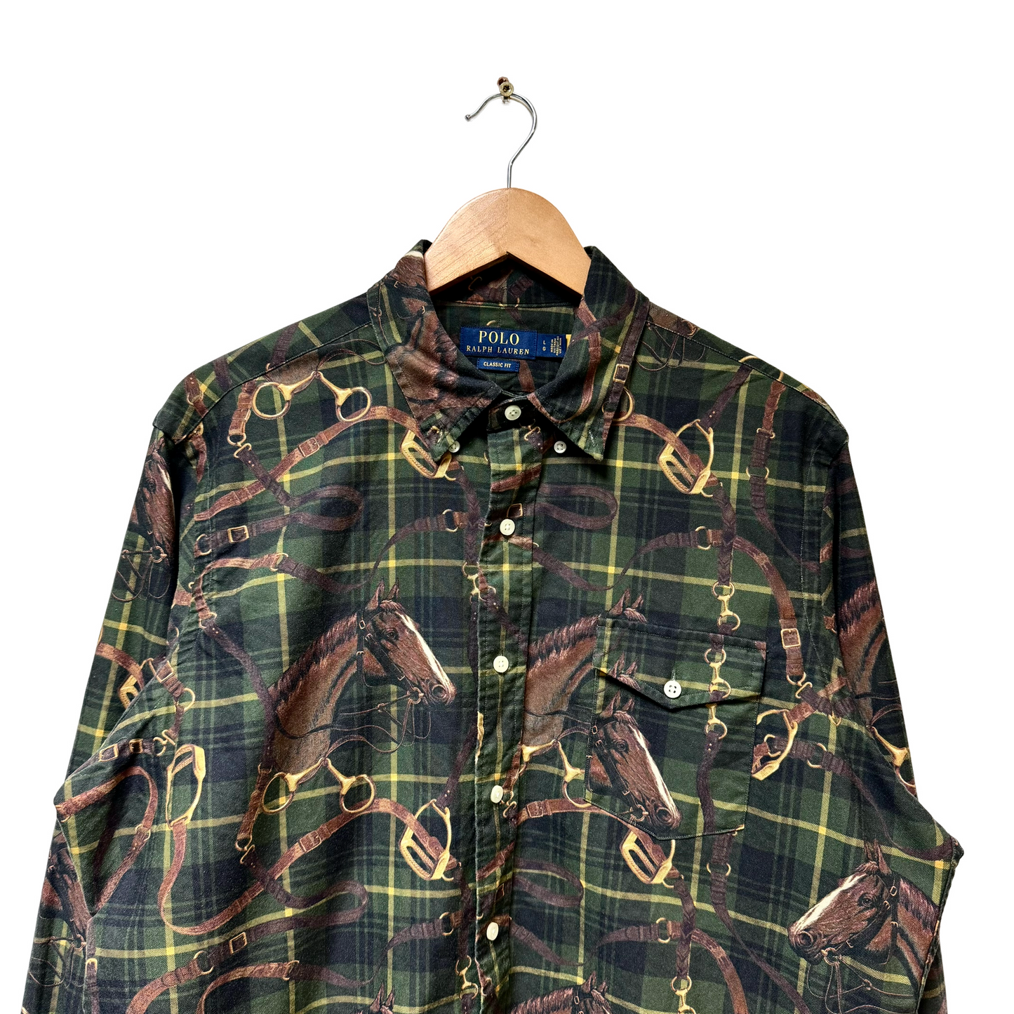 Polo Ralph Lauren Horse Logo Shirt - L