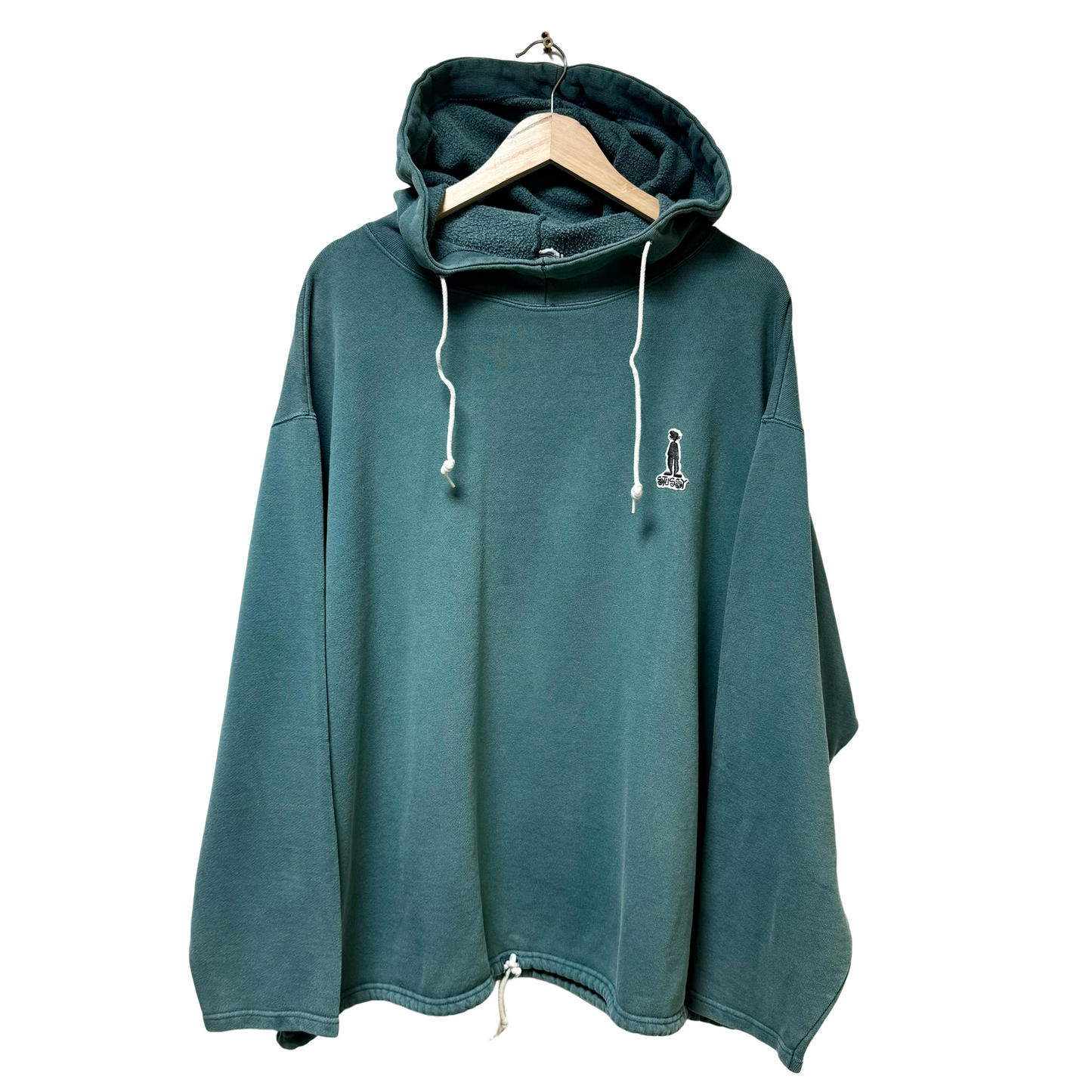 Early 90s Stussy Ragaman Logo Pullover Hoodie - XL