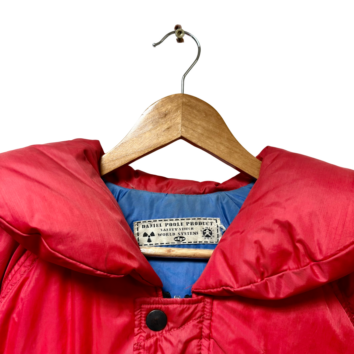 Early 90s Daniel Poole Logo Down Fill Puffer Jacket - L/XL