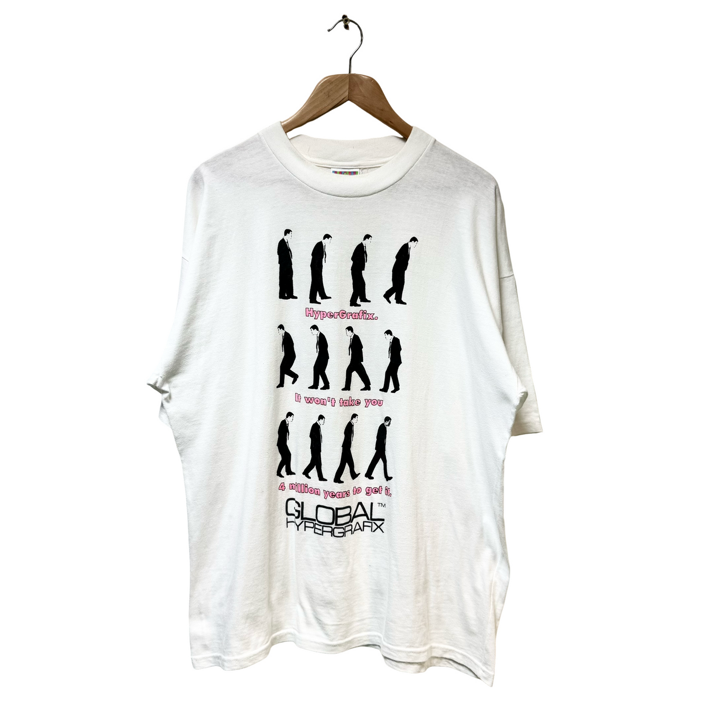 Late 90s Global Hyper Colour Evolution Tee - XL