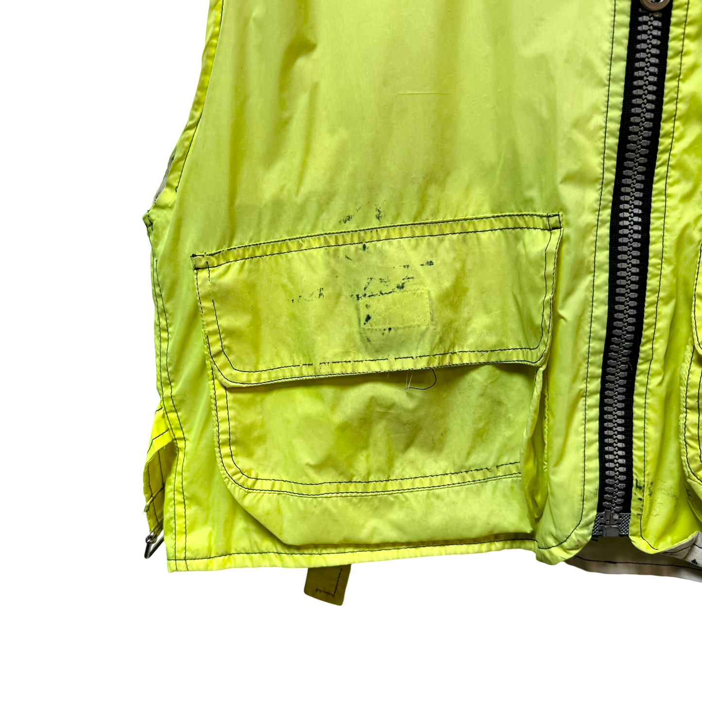 Early 90s Daniel Pool Reflective 3M Vest Logo Jacket - L