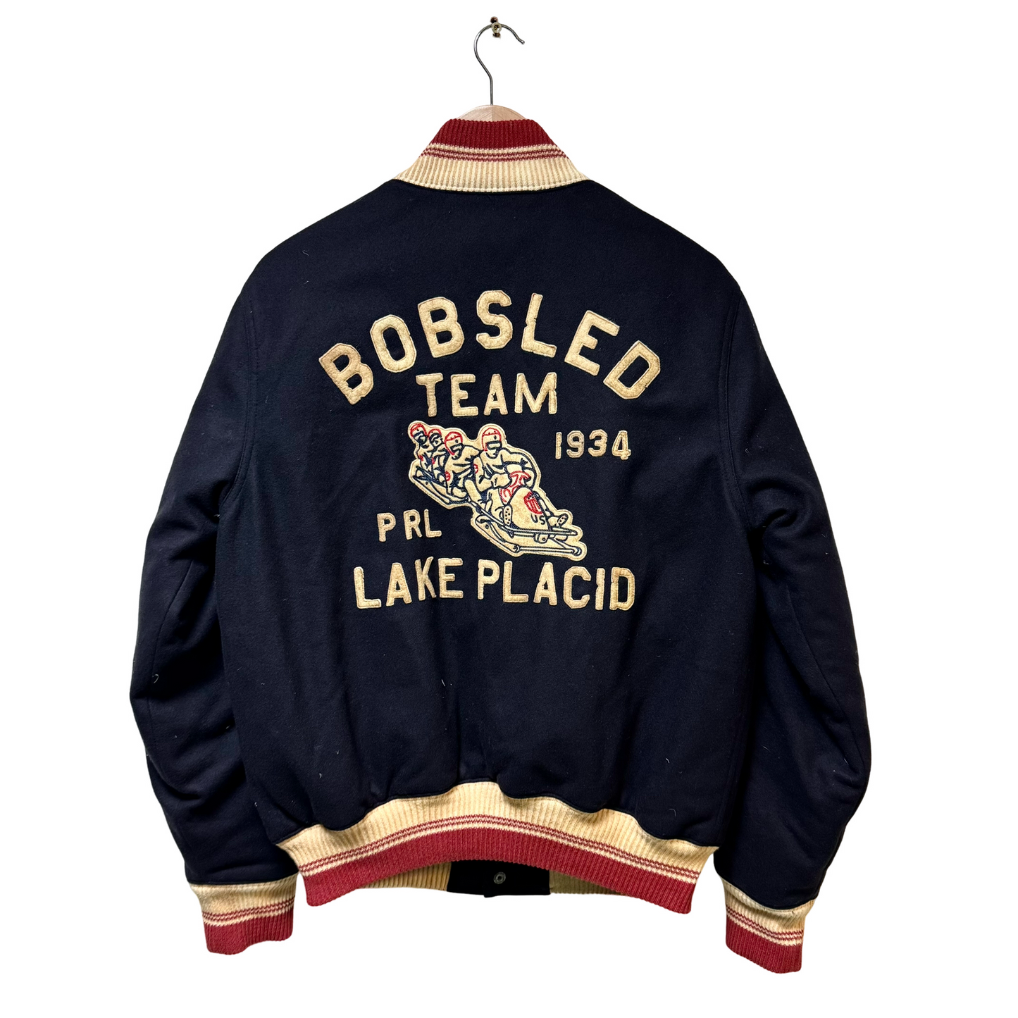 Early 90s Polo Ralph Lauren Bobsled Team Lack Placid Jacket - M/L