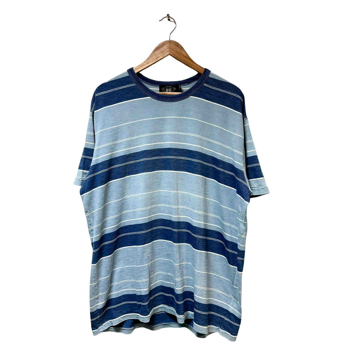 Double RL Ralph Lauren Striped Tee - XL