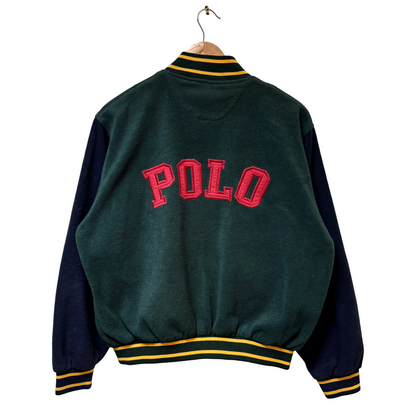Late 90s Polo Sport Ralph Lauren Logo Fleece Jacket - M/L