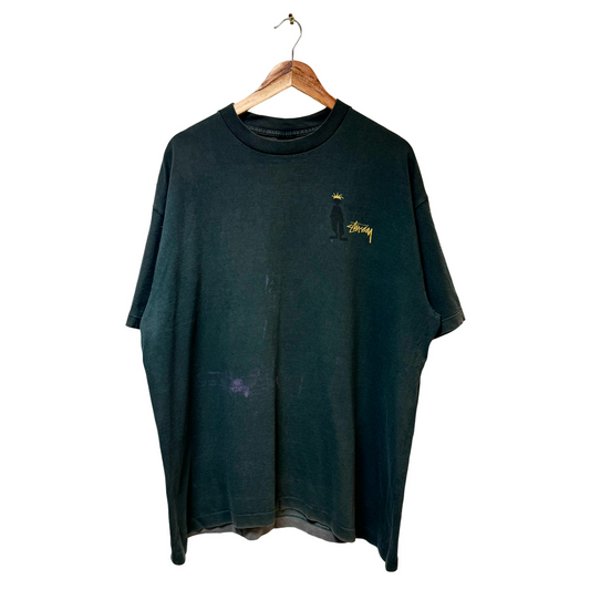 Early 90s Stussy Knowledge Is King Tee - XXL
