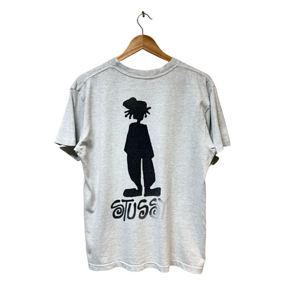 Early 90s Stussy Ragaman Logo Tee - M