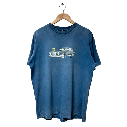 Early 2000s Stussy Car Logo Tee - L