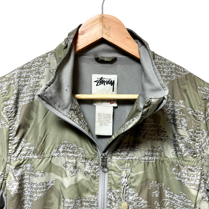 Early 2000s Stussy Girls x Futura AOP Full Zip Track Jacket - L