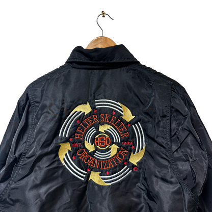 Early 90s Helter Skelter Organisation MA-1 Bomber Jacket - M