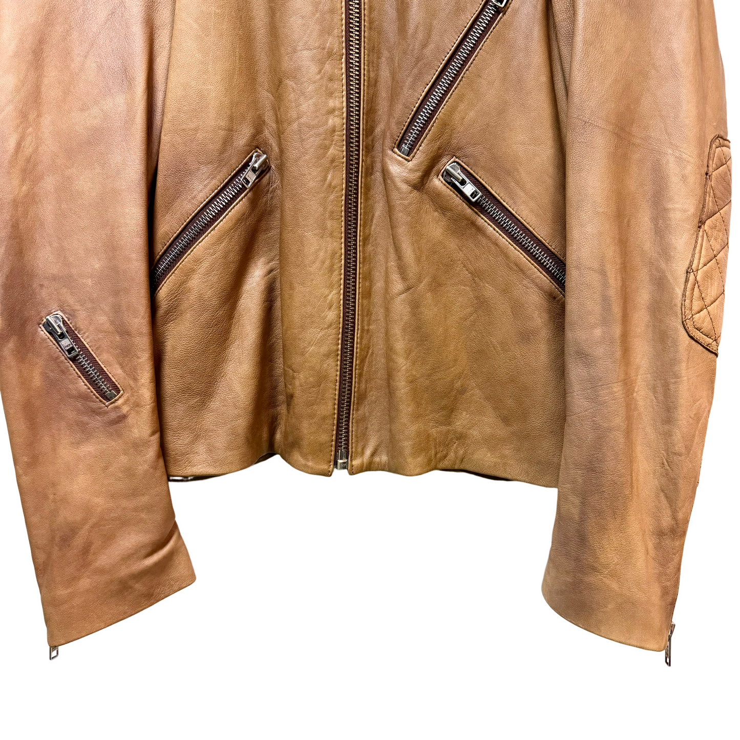 S/S 2010 Acne Studios Oliver Leather Biker Jacket - L/XL
