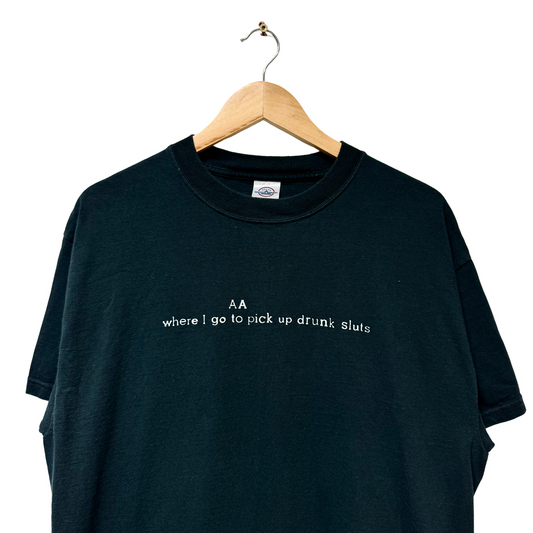 Early 2000s Drunk Sluts Tee - L
