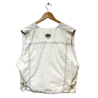 Early 90s Daniel Pool Reflective 3M Vest Logo Jacket - L