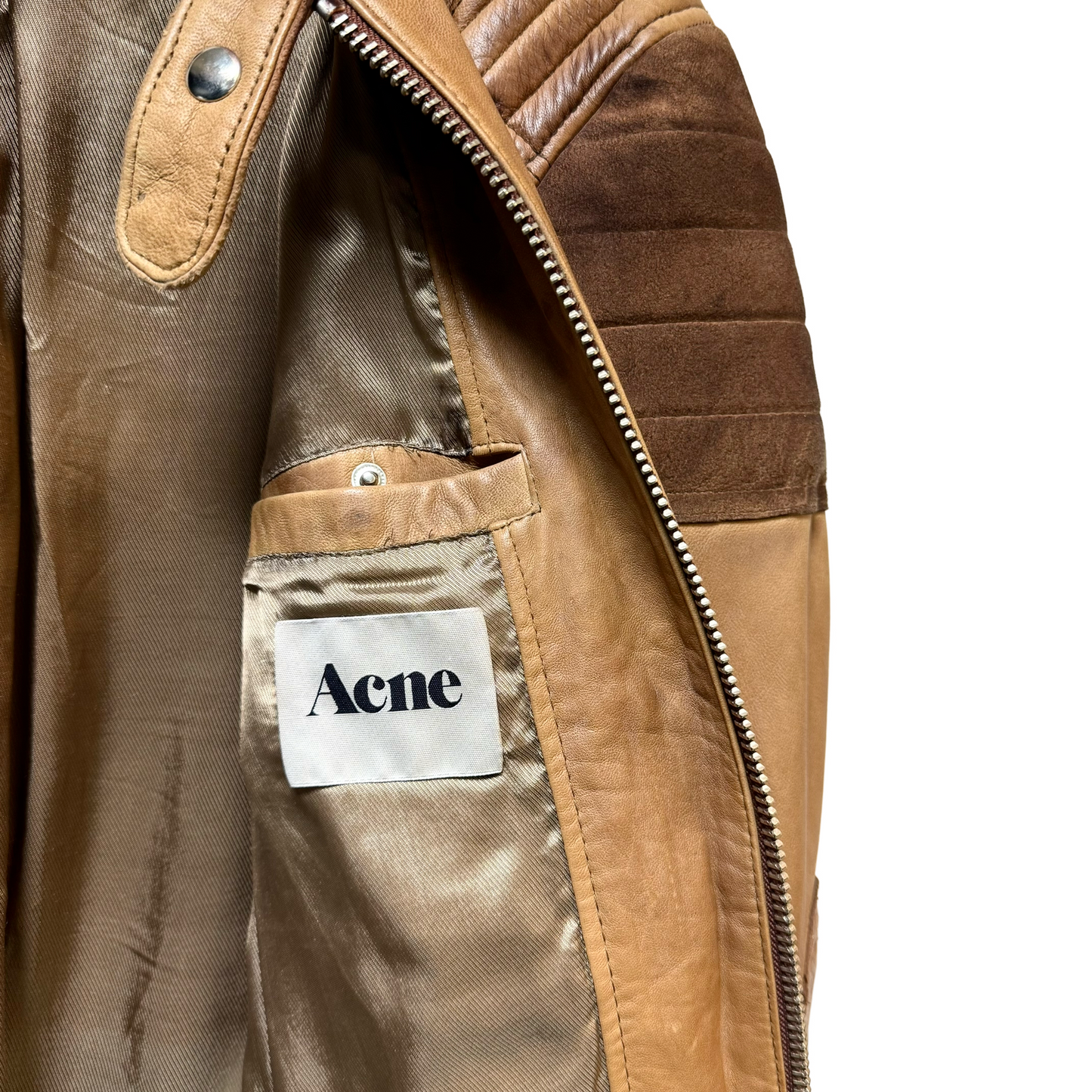 S/S 2010 Acne Studios Oliver Leather Biker Jacket - L/XL