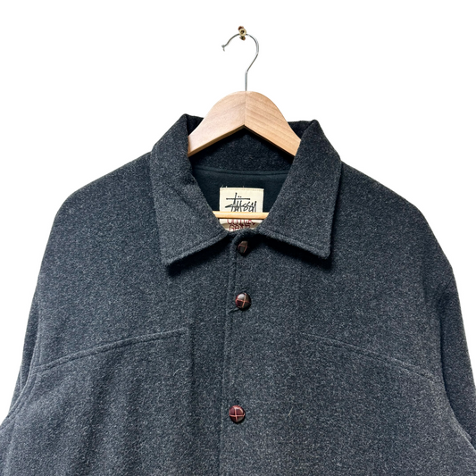Late 90s Stussy Full Button Jacket - XL