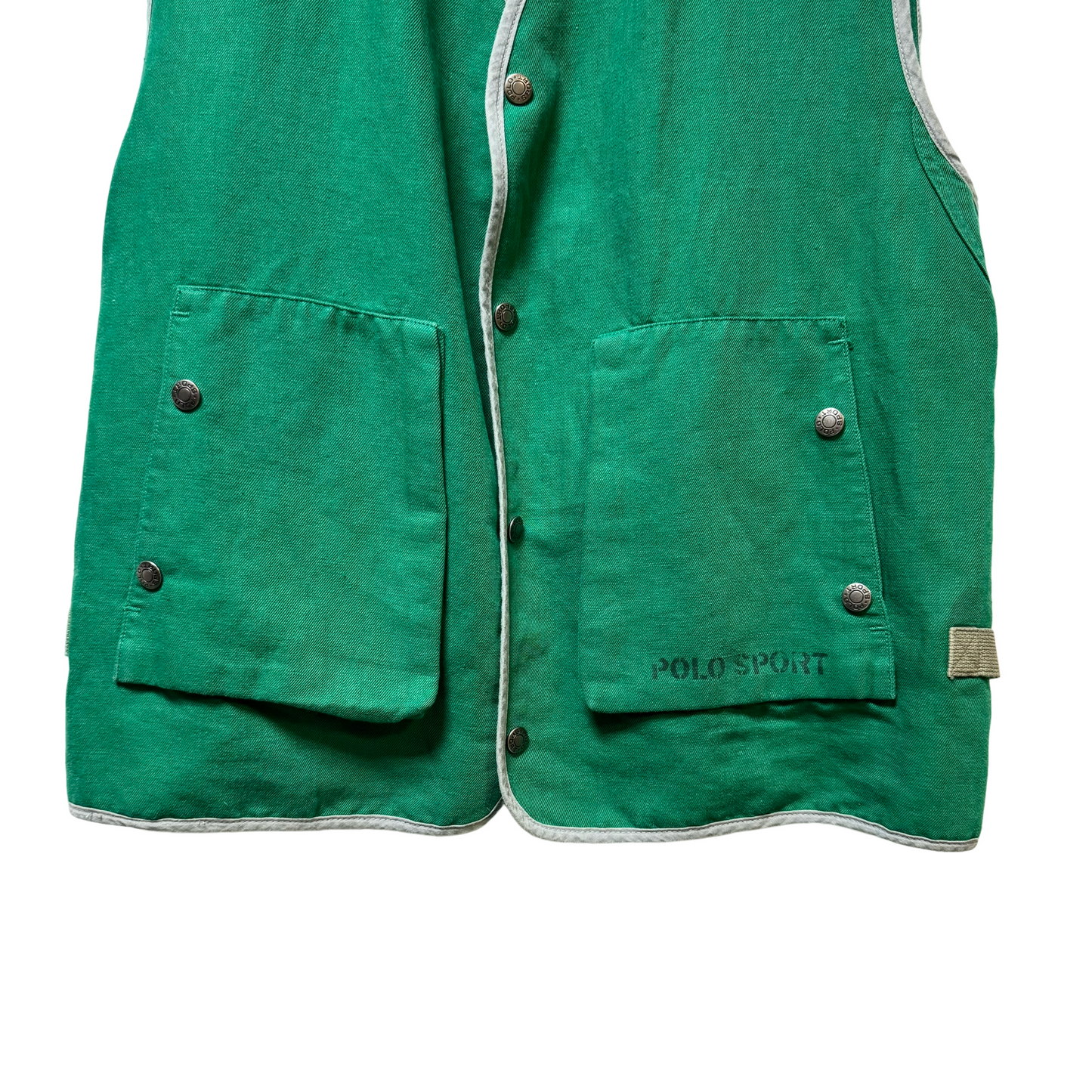 Late 90s Polo Sport Ralph Lauren Utility Vest Jacket - L