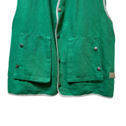 Late 90s Polo Sport Ralph Lauren Utility Vest Jacket - L