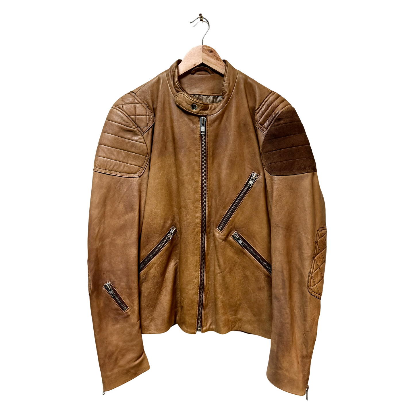 S/S 2010 Acne Studios Oliver Leather Biker Jacket - L/XL