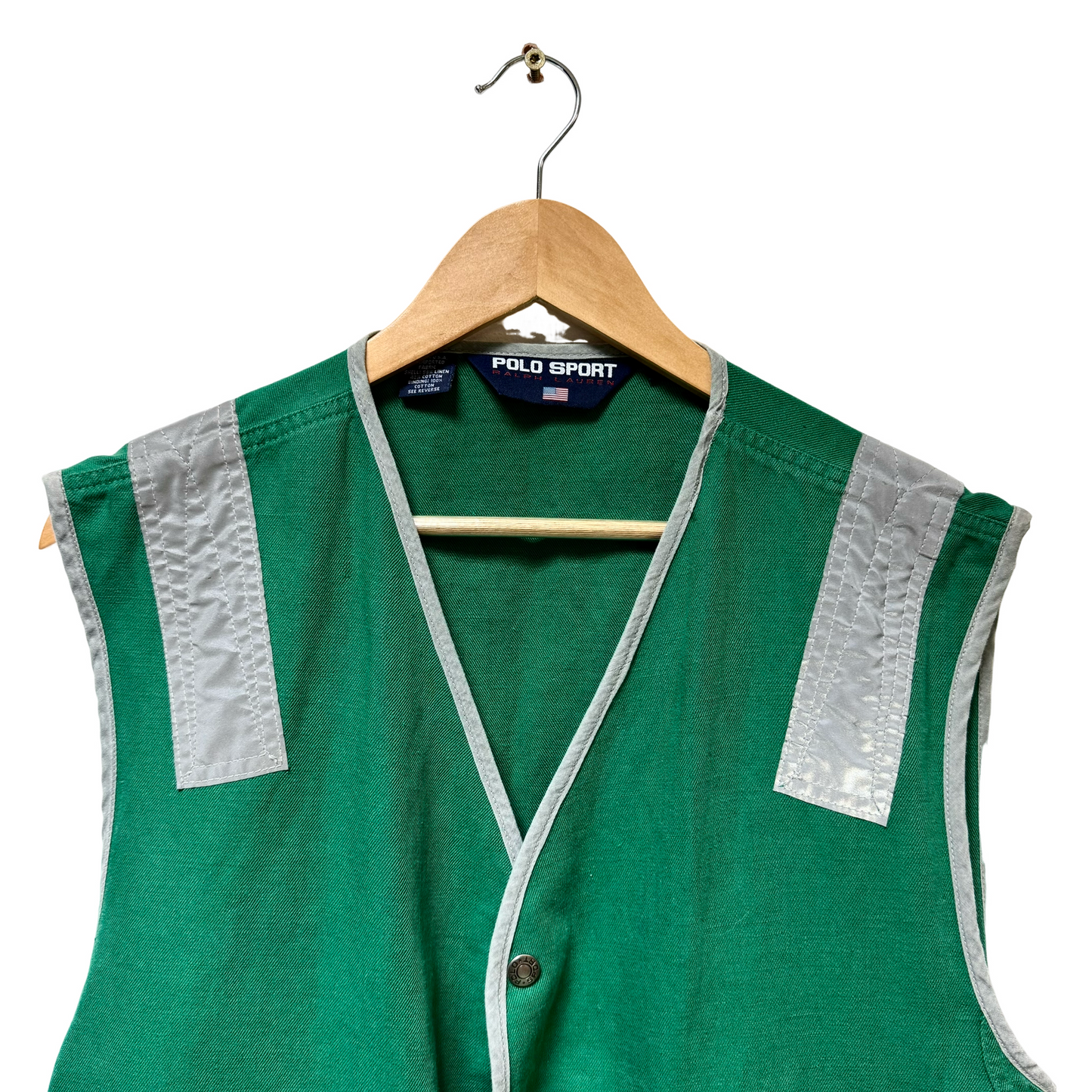 Late 90s Polo Sport Ralph Lauren Utility Vest Jacket - L