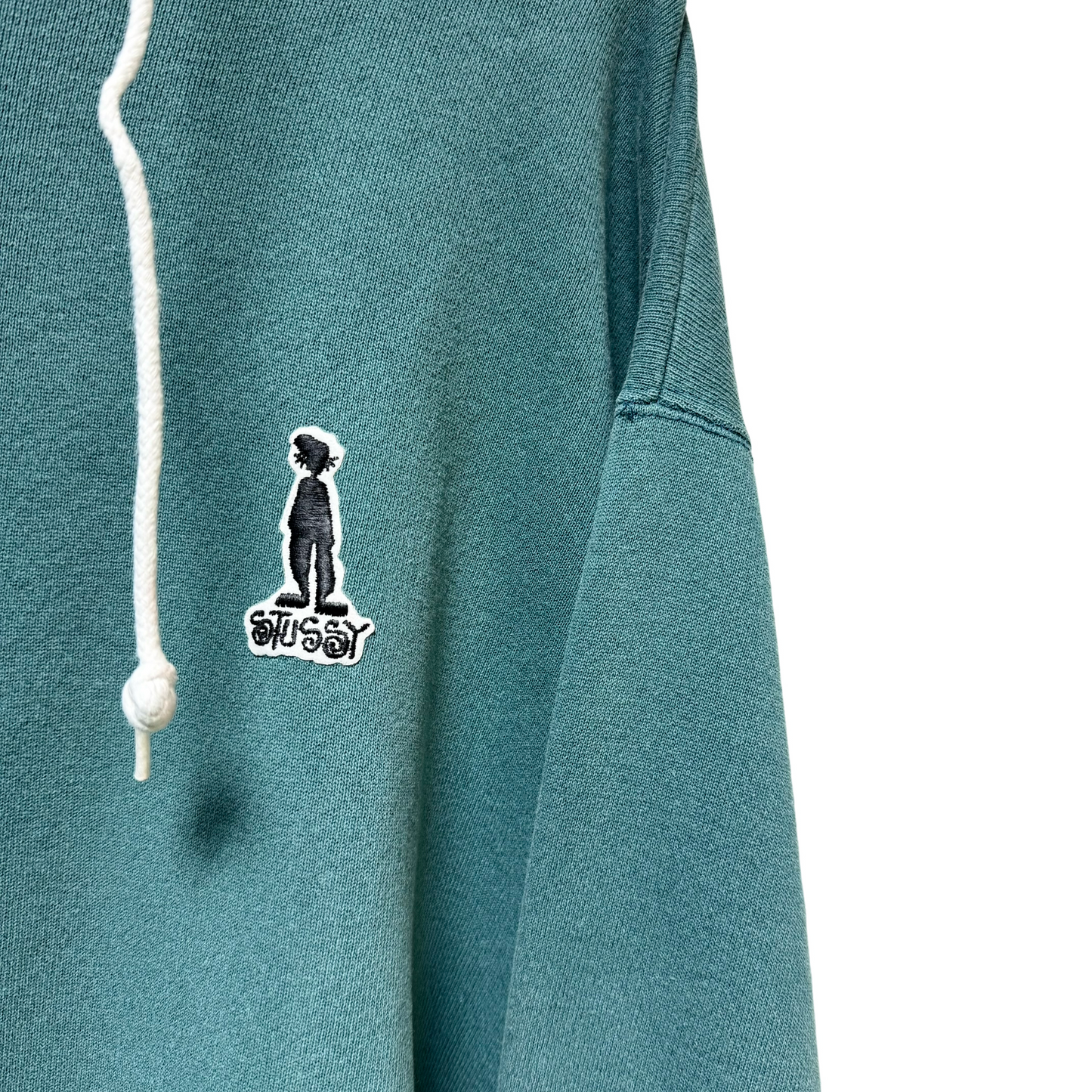 Early 90s Stussy Ragaman Logo Pullover Hoodie - XL