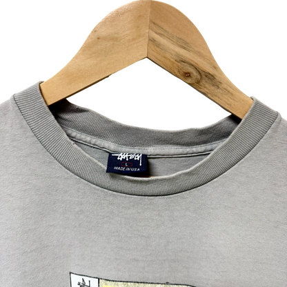 Late 90s Stussy x Keith Hufnagel Logo Tee - L